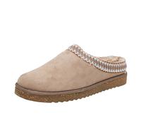 Inblu Pantofole Calde In Tessuto Beige - Donna Scarpe Ciabatte Pantofole