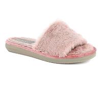 Inblu Pantofole Cozy Aperte pelliccetta, Donna, Rosa, 38 EU