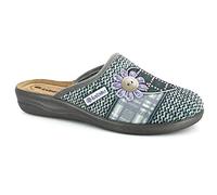 Inblu PANTOFOLE CUORE VELLUTATO - CF37 39 Grigio