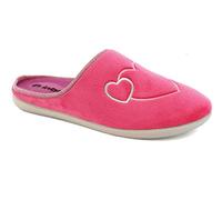 inblu Pantofole Cuoricini Ricamati, Donna, Fucsia, 40 EU