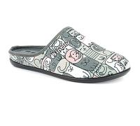 inblu Pantofole Donna Animaletti, Ciabatte Invernali con Pllantare Imbottito Estraibile, 35/41, Grigio, 40 EU