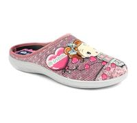 Inblu | Pantofole Donna Bambolina, Soffice Sottopiede In Tessuto Imbottito, Comode Calde e Flessibili, Colore Rosa, 38