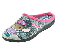 Inblu | Pantofole Donna Bambolina, Soffice Sottopiede In Tessuto Imbottito, Comode Calde e Flessibili, Colore Grigio, 36