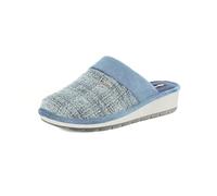 inblu Pantofole Donna con Bordo in Ecopelliccia, Ciabatte Invernali con Zeppa 4cm