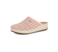 inblu Pantofole Donna con Cuoricini Ricamati, Suola Leggera e Resistente, Plantare Imbottito in Tessuto, Rosa, 36 EU