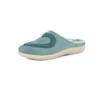 inblu Pantofole Donna con Ecopelliccia e Maxi Cuore, Plantare Imbottito, Suola Sintetica Leggera, Blu Cielo, 36 EU