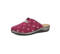inblu Pantofole Donna con Fantasia a Pois e Plantare Imbottito, Suola con Rialzo 3,5 cm, 39 EU