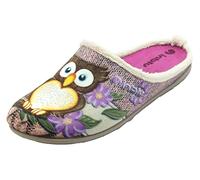 Inblu | Pantofole Donna Con Gufetto e Brillantini, Leggere e Flessibili Con Soffice Plantare Estraibile, Colore Rosa, 37