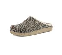 inblu Pantofole Donna Ecofriends Animalier in Tessuto Riciclato, Leggere e Comode, Grigio, 36 EU