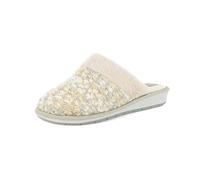 inblu Pantofole Donna Effetto Lana con Bordo Morbido, Suola Flessibile e Linea Giovane, Ghiaccio, 37 EU