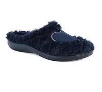 inblu Pantofole Donna Fluffy con Cuore Colorato, Ciabatte Invernali con Sottopiede Imbottito, 35/41, Blu, 40 EU