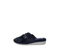 inblu Pantofole Donna Fluffy con Fibbia, Calde e Morbide, Soffice Sottopiede in Tessuto Imbottito, Blu, 38 EU