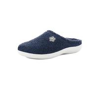 inblu Pantofole Donna in Spugna con Applicazione a Forma di Fiorellino, Suola Poliuretanica, Avio, 35 EU