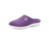 inblu Pantofole Donna in Spugna con Applicazione a Forma di Fiorellino, Suola Poliuretanica, Viola, 35 EU