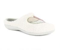 inblu Pantofole Donna Invernali Ciabatte Ragazze Calde Fluffy Pelose Cuore Sottopiede Imbottito EC0098 (Beige Naturale, 37)