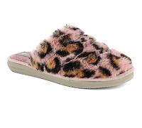inblu Pantofole Donna Invernali Ciabatte Ragazze Calde Leopardate Peluche Piatte EK0008 (Rosa, 37)