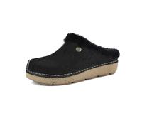 inblu Pantofole Donna Invernali con Bordo e Interno in Ecopelliccia, Nero, 39 EU