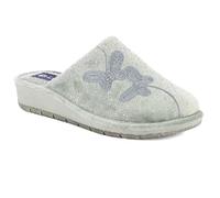 inblu Pantofole Donna invernali effetto brillantinato con zeppa 4 cm Morbide calde Comode