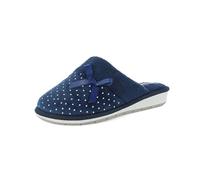inblu Pantofole Donna LB72 con Fiocchetto e Pois | Pantofole invernali donna calde con tomiaia morbida in tessuto