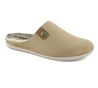 Inblu | Pantofole Donna Vellutate Foderate Con Soffice Ecopelliccia Con Plantare Estraibile, Colore Naturale, 37