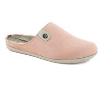 Inblu | Pantofole Donna Vellutate Foderate Con Soffice Ecopelliccia Con Plantare Estraibile, Colore Rosa, 37