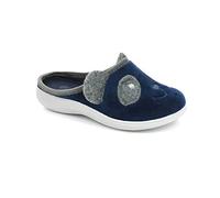inblu Pantofole orsetto Bambino invernali colore Blu comode ciabatte chiuse con plantare in tessuto