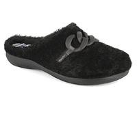 Inblu Pantofole Rock con Catena, Donna, Nero, 36 EU