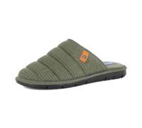 inblu Pantofole Uomo a Fasce con Logo, Tomaia e Plantare in Tessuto Soffice, Suola Sintetica Resistente, Tundra, 45 EU