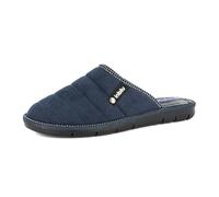 inblu Pantofole Uomo con Soffice Tomaia e Sottopiede in Tessuto Imbottito in Fantasia Tartan, Blu, 41 EU