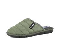 inblu Pantofole Uomo con Soffice Tomaia e Sottopiede in Tessuto Imbottito in Fantasia Tartan, Tundra, 40 EU