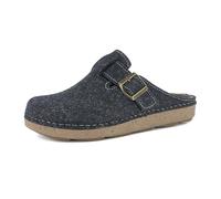 inblu Pantofole Uomo ECOFRIENDS in Feltro con Fibbia, Avio, 44 EU