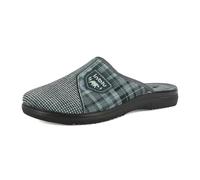 inblu Pantofole Uomo Invernali con Scudetto Sottopiede in Tessuto Imbottito, Grigio, 43 EU