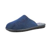 inblu Pantofole Uomo Logo Cucito, Suola Resistente e Flessibile, Tessuto Morbido, Blu, 41 EU