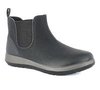inblu PantoSCARPE Donna con Elastico, Stivaletto con Morbido Plantare Estraibile Imbottito, 35/41, Nero, 37 EU