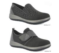 inblu Pantoscarpe Mocassini Donna con Strappo o Slip-on, Ecopelle, Scarpe Comode