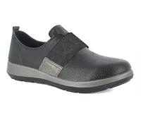 inblu PantoSCARPE Sneakers Donna con Elastico, Scarpa da Ginnastica con Plantare Estraibile, 35/41, Nero, 39 EU