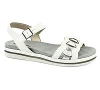 inblu Sandali Bassi con intrecci, Donna, Bianco, 39 EU