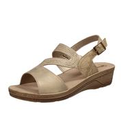 Inblu Sandali Confort Con Zeppetta Sabbia - Donna Scarpe Sandali Zeppa