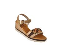 Inblu Sandali da donna con zeppa e catena decorativa