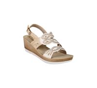 Inblu Sandali da donna con zeppa e strass