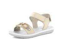 inblu Sandali Donna Estiva Ciabatte con Chiusura a Strappo e Fascia con Catena in Tinta Imbottite Morbide Comode Mare Spiaggia ZO0005 Oro Sabbia, 37