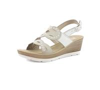 inblu Sandali Donna con Borchie Dorate, Plantare Imbottito