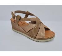 Inblu Sandali Donna Flik Con Zeppa e Cinturino Con Fibbia - 026 (Sabbia)