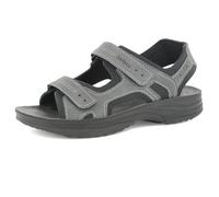 inblu Sandali Uomo da Trekking con Doppia Chiusura a Strappo e Plantare Imbottito, Comodi e Funzionali, dal 39 al 46, Sportivo, Grigio, 45 EU