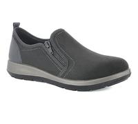 inblu Scarpe Donna Leggere Mocassini con Cerniera Sneakers Slip On Zip da Ginnastica Pantofole Comode IB-WG0041 (Nero,37)