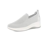 inblu Scarpe da Ginnastica Morbide con Leggero Tacco Rialzato, Donna, Argento, 37 EU