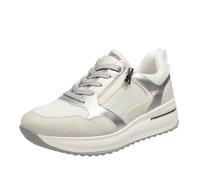 Scarpe da Ginnastica Donna con Inserti Scamosciati, Chiusura con Lacci e Cerniera