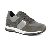inblu Sneakers Donna con Brillantini e Inserto Lucido, Scarpe da Ginnastica, Grigio, 38 EU