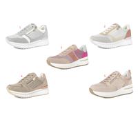 inblu Sneakers Donna in Ecopelle, Scarpe da Ginnastica con Lacci E Cerniera