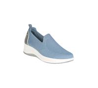 Inblu Sneakers donna slip on in maglia con zeppa - avion